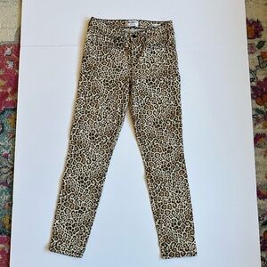 🌟3/$20🌟 William Rast Perfect Skinny Leopard Jeans Sz 26
